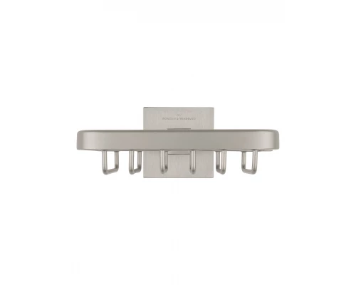 Мыльница с держателем WONZON & WOGHAND POLO, Брашированный никель (WW-8924-BN)