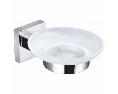 Мыльница с держателем WONZON & WOGHAND POLO, Хром (WW-8922)