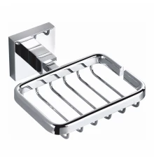 Мыльница с держателем WONZON & WOGHAND POLO, Хром (WW-8924)