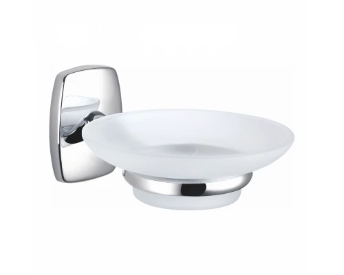 Мыльница с держателем WONZON & WOGHAND PORTO, Хром (WW-1201)