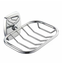 Мыльница с держателем WONZON & WOGHAND PORTO, Хром (WW-1301A)