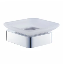 Мыльница с держателем WONZON & WOGHAND, Хром (WW-9522)