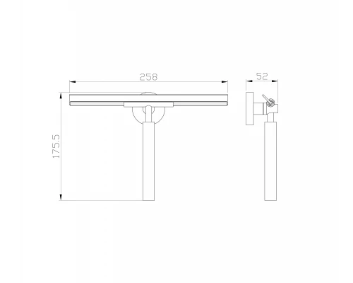 Водосгон для стёкол WONZON & WOGHAND POLO, Хром (WW-8123)
