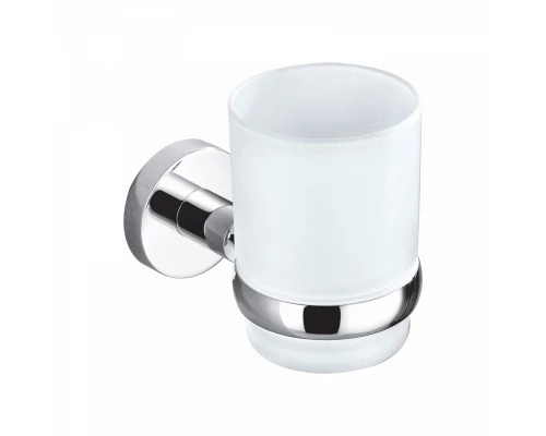 Стакан для зубных щеток с держателем WONZON & WOGHAND EASY, Хром (WW-8121)