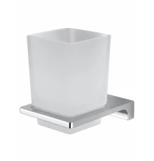 Стакан для зубных щеток с держателем WONZON & WOGHAND ECLIPSE, Хром (WW-9121-CR)