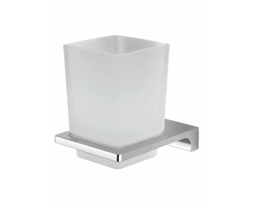 Стакан для зубных щеток с держателем WONZON & WOGHAND ECLIPSE, Хром (WW-9121-CR)
