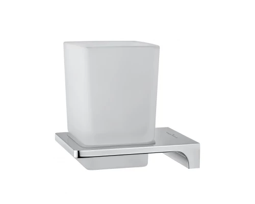 Стакан для зубных щеток с держателем WONZON & WOGHAND ECLIPSE, Хром (WW-9121-CR)