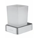 Стакан для зубных щеток с держателем WONZON & WOGHAND LOTTE, Хром (WW-8321)