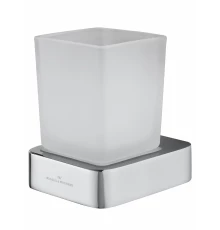 Стакан для зубных щеток с держателем WONZON & WOGHAND LOTTE, Хром (WW-8321)