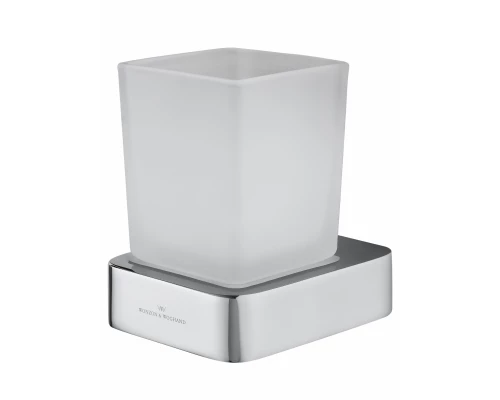 Стакан для зубных щеток с держателем WONZON & WOGHAND LOTTE, Хром (WW-8321)