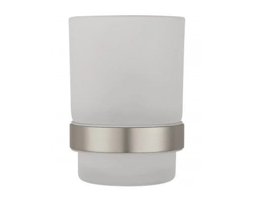 Стакан для зубных щеток с держателем WONZON & WOGHAND POLO, Брашированный никель (WW-8921-BN)