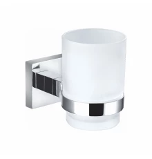Стакан для зубных щеток с держателем WONZON & WOGHAND POLO, Хром (WW-8921)