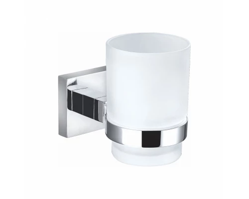 Стакан для зубных щеток с держателем WONZON & WOGHAND POLO, Хром (WW-8921)