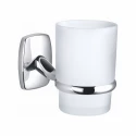 Стакан для зубных щеток с держателем WONZON & WOGHAND PORTO, Хром (WW-1101) Стакан для зубных щеток с держателем WONZON & WOGHAND PORTO, Хром (WW-1101)