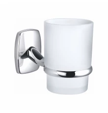 Стакан для зубных щеток с держателем WONZON & WOGHAND PORTO, Хром (WW-1101)