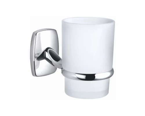 Стакан для зубных щеток с держателем WONZON & WOGHAND PORTO, Хром (WW-1101)