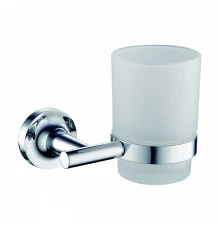Стакан для зубных щеток с держателем WONZON & WOGHAND SIMPLE, Хром (WW-6521)