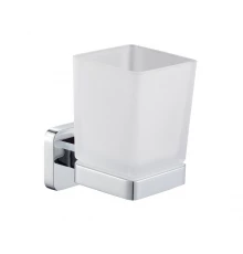 Стакан для зубных щеток с держателем WONZON & WOGHAND STILL, Хром (WW-6621)