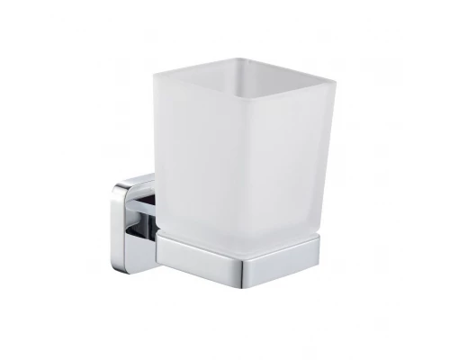 Стакан для зубных щеток с держателем WONZON & WOGHAND STILL, Хром (WW-6621)