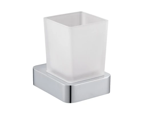 Стакан для зубных щеток с держателем WONZON & WOGHAND, Хром (WW-9521)