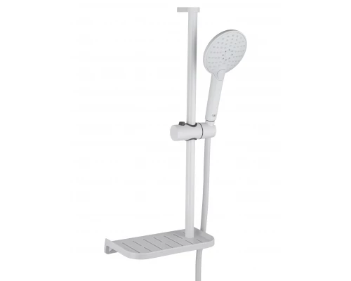 Смеситель для ванны с душевым гарнитуром WONZON & WOGHAND ALFA, Белый матовый (WW-AE3201-MW)