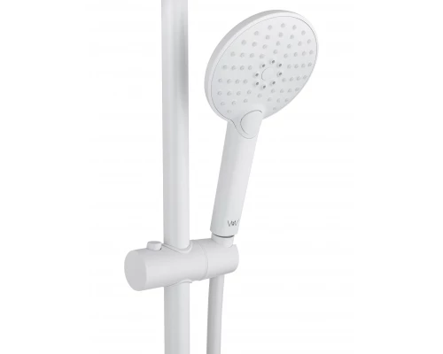 Смеситель для ванны с душевым гарнитуром WONZON & WOGHAND ALFA, Белый матовый (WW-AE3205-MW)