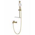 Смеситель для ванны с душевым гарнитуром WONZON & WOGHAND ALFA, Брашированное золото (WW-AE3201-BG)
