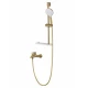 Смеситель для ванны с душевым гарнитуром WONZON & WOGHAND ALFA, Брашированное золото (WW-AE3201-BG)