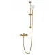 Смеситель для ванны с душевым гарнитуром WONZON & WOGHAND ALFA, Брашированное золото (WW-AE3205-BG)