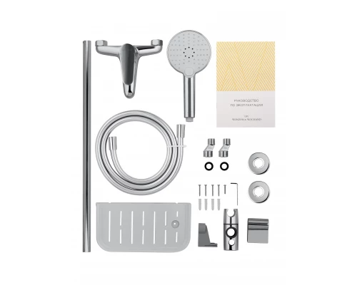 Смеситель для ванны с душевым гарнитуром WONZON & WOGHAND ALFA, Хром (WW-AE3201-CR)