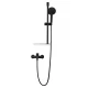 Смеситель для ванны с душевым гарнитуром WONZON & WOGHAND ALFA, Черный матовый (WW-AE3201-MB)