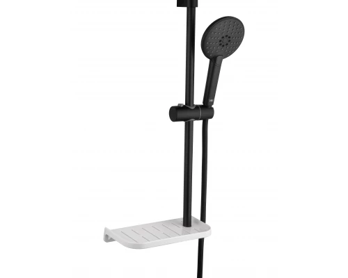 Смеситель для ванны с душевым гарнитуром WONZON & WOGHAND ALFA, Черный матовый (WW-AE3201-MB)