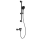 Смеситель для ванны с душевым гарнитуром WONZON & WOGHAND, Темный графит (WW-4560-BGG)