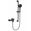 Смеситель для ванны с душевым гарнитуром WONZON & WOGHAND, Темный графит (WW-C2501-BGG)