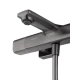Смеситель для ванны с душевым гарнитуром и термостатом WONZON & WOGHAND SOLID, Темный графит (WW-C2011-A-BGG)