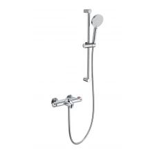 Смеситель для ванны с душевым гарнитуром и термостатом WONZON & WOGHAND, Хром (WW-C2001-A-CR)