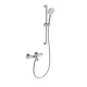 Смеситель для ванны с душевым гарнитуром и термостатом WONZON & WOGHAND, Хром (WW-C2002-A-CR)
