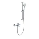 Смеситель для ванны с душевым гарнитуром и термостатом WONZON & WOGHAND, Хром (WW-C2006-A-CR)