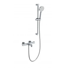 Смеситель для ванны с душевым гарнитуром и термостатом WONZON & WOGHAND, Хром (WW-C2006-A-CR)