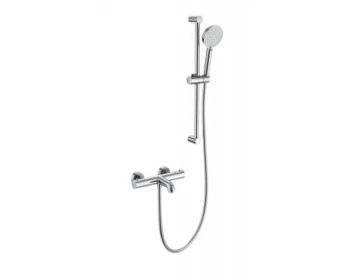 Смеситель для ванны с душевым гарнитуром и термостатом WONZON & WOGHAND, Хром (WW-C2006-A-CR)