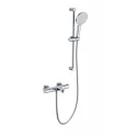 Смеситель для ванны с душевым гарнитуром и термостатом WONZON & WOGHAND, Хром (WW-C2018-A-CR)
