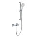 Смеситель для ванны с душевым гарнитуром и термостатом WONZON & WOGHAND, Хром (WW-C2021-A-CR)