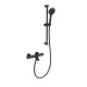 Смеситель для ванны с душевым гарнитуром и термостатом WONZON & WOGHAND, Черный матовый (WW-C2002-A-MB)