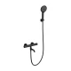Смеситель для ванны с душем и термостатом WONZON & WOGHAND INN 1, Черный матовый (WW-B3013-A1-MB)
