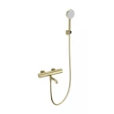 Смеситель для ванны с душем и термостатом WONZON & WOGHAND INN 2, Брашированное золото (WW-A2006-A1-BG)