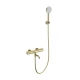 Смеситель для ванны с душем и термостатом WONZON & WOGHAND INN 2, Брашированное золото (WW-A2006-A1-BG)