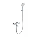 Смеситель для ванны с душем и термостатом WONZON & WOGHAND INN 3, Хром (WW-B2065-A1-CR)