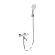 Смеситель для ванны с душем и термостатом WONZON & WOGHAND INN 3, Хром (WW-B2065-A1-CR)