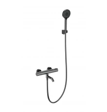 Смеситель для ванны с душем и термостатом WONZON & WOGHAND, Темный графит (WW-B3029-A1-BGG)