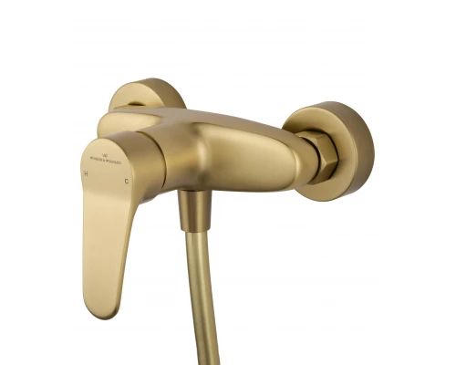 Смеситель для душа WONZON & WOGHAND ALFA, Брашированное золото (WW-AE3102-BG)